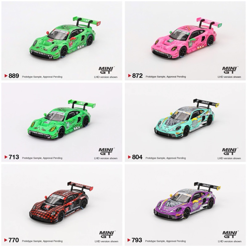 Hobby Store Mini GT Porsche 911 GT3 Racing model cars of all kinds