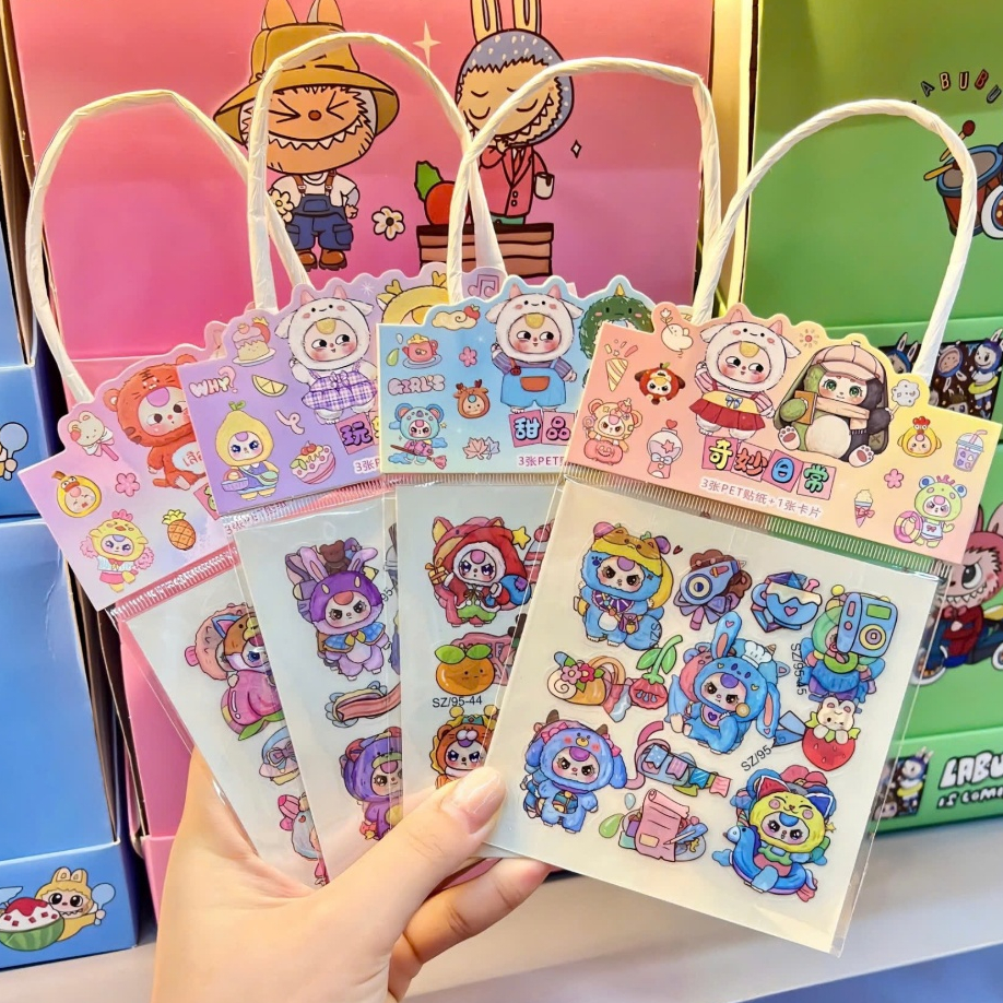 Cute Baby Three Sticker Decorative Stickers for Notebooks, Water ...