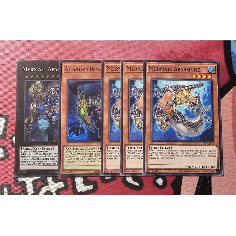 Yugioh Cards : Mermail Atlantean Card Set (AE) | Shopee Singapore