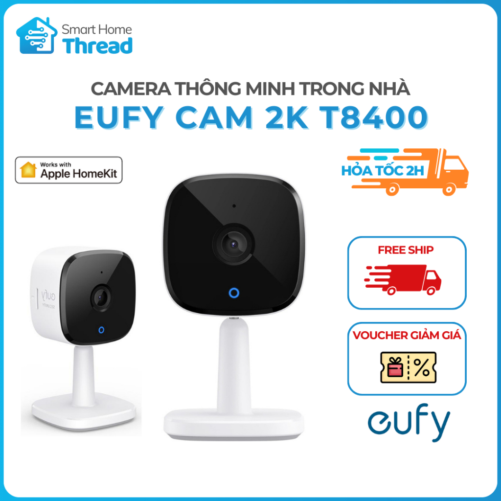Eufy T8400 Security Indoor Cam Camera Motion Alert, Infrared