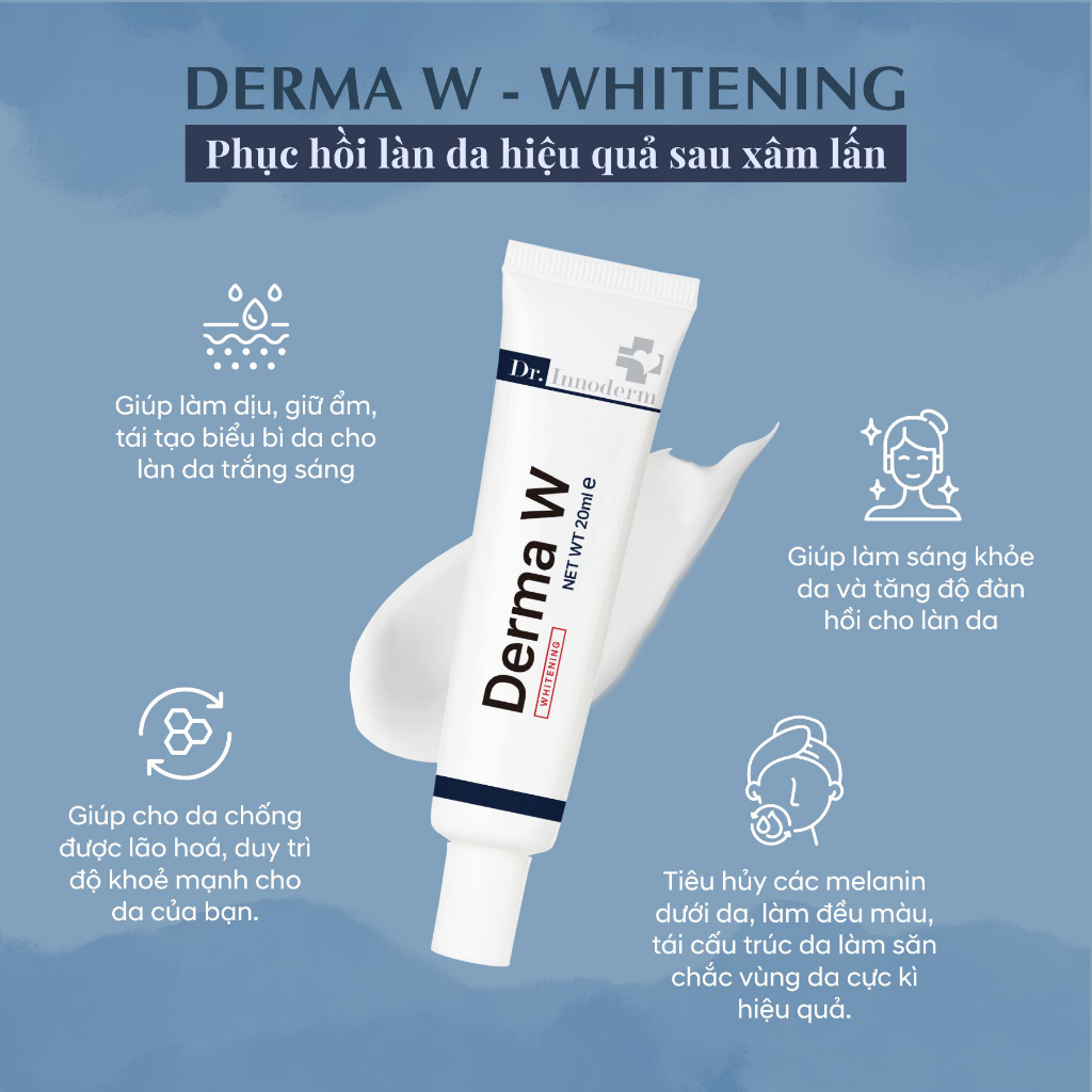Derma W - Innoderm Skin whitening cream to fade melasma | Shopee Singapore
