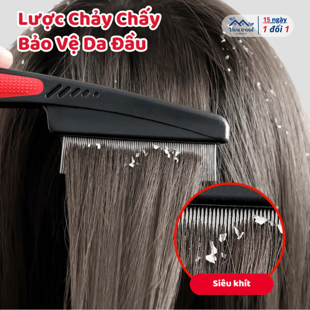 Lice Comb Lice Comb Stainless Steel Dandruff Comb Super Durable Secret ...