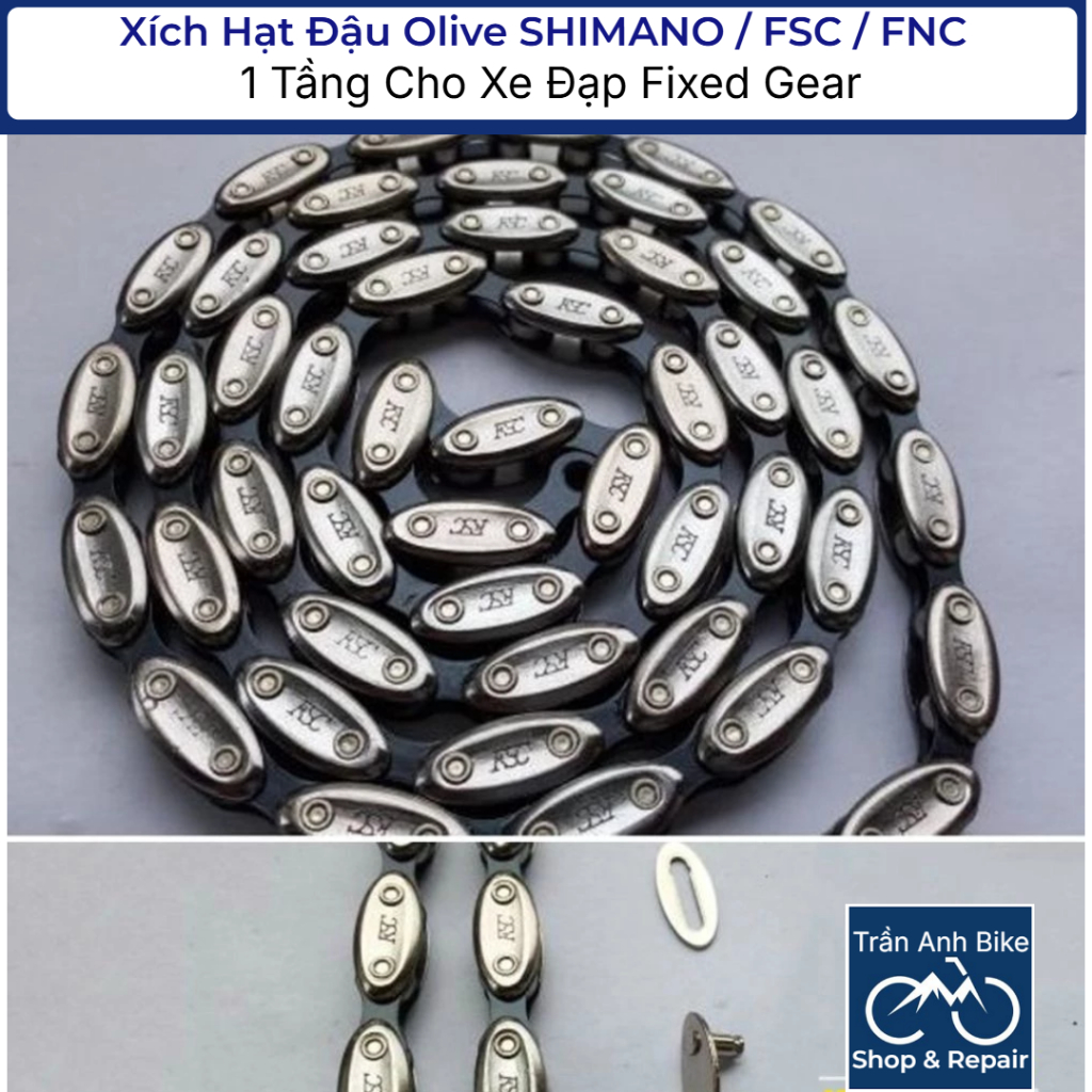 SHIMANO / FSC / FNC Olive Bean Chain - 1-stage chain for Fixed Gear ...