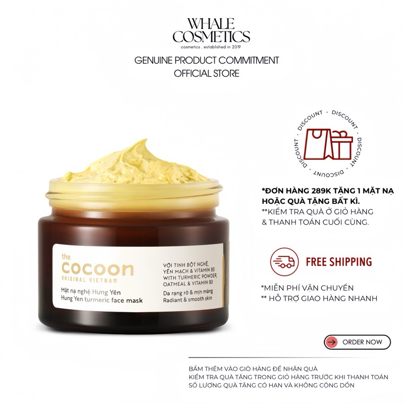 Cocoon Hung Yen Turmeric Face Mask (30ml) | Shopee Singapore