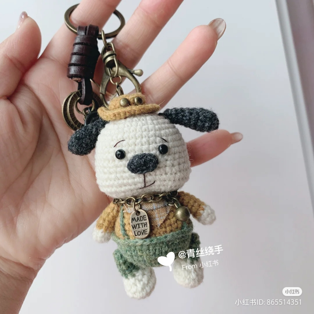 Chart of instructions for crocheting Pacha dog wool in Vietnamese with ...