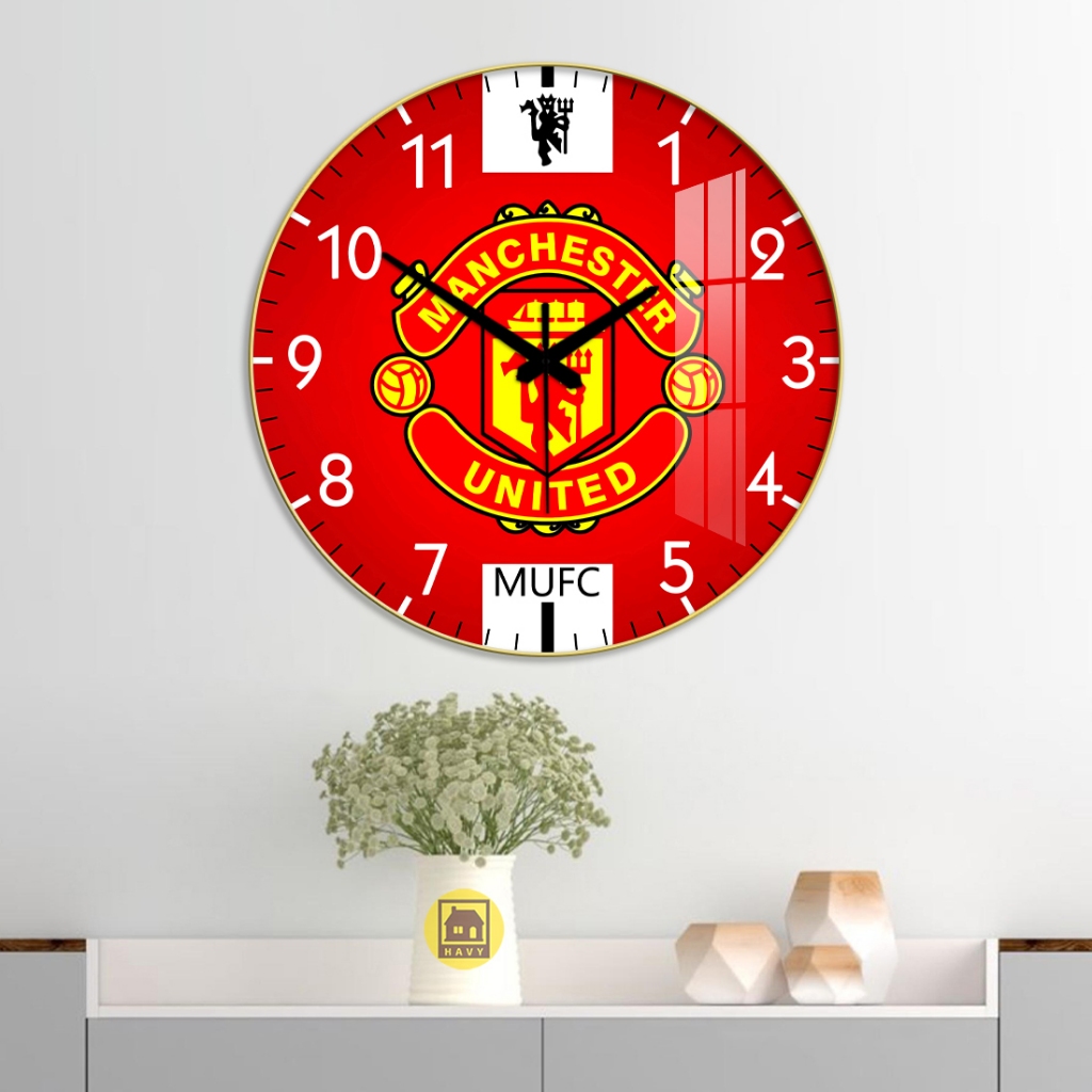 1 Manchester United Sir Alex High Quality UV Printed Round Mirror Wall ...
