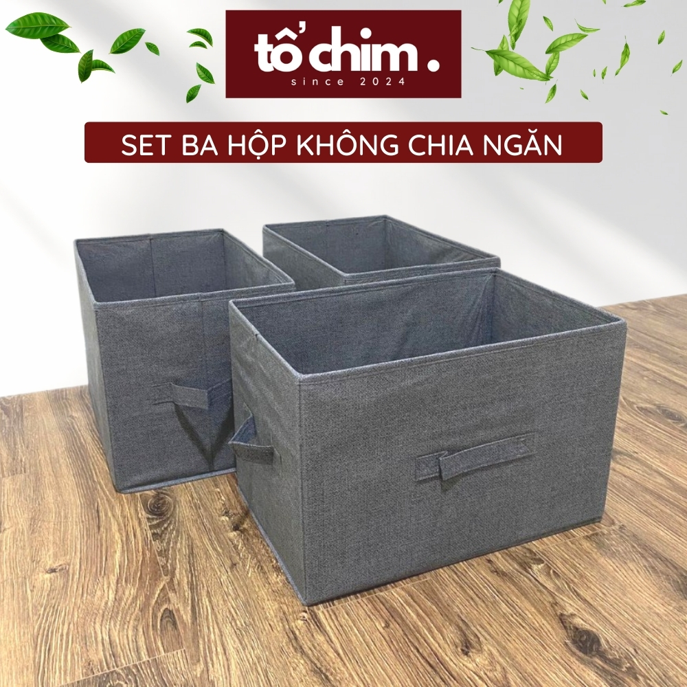 Sturdy Lidless Fabric Storage Box, Foldable Dustproof Storage Box ...