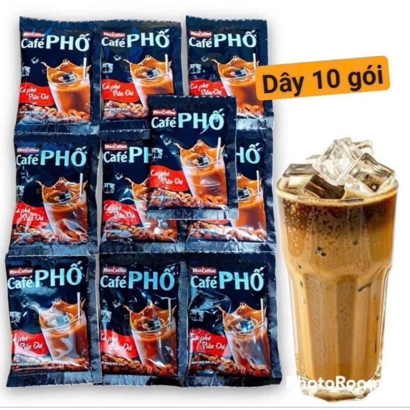 Iced milk street coffee string. (10 packs x 24gr) | Shopee Singapore