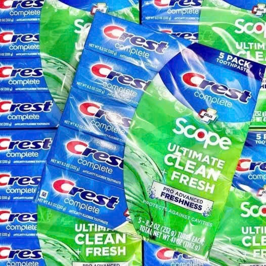 New Crest Scope Toothpaste Ultimate Clean + Fresh Green 232gr | Shopee ...