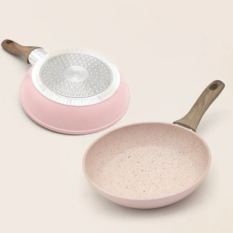 Premium non-stick pan 16cm marble pattern - Egg frying pan for barley ...