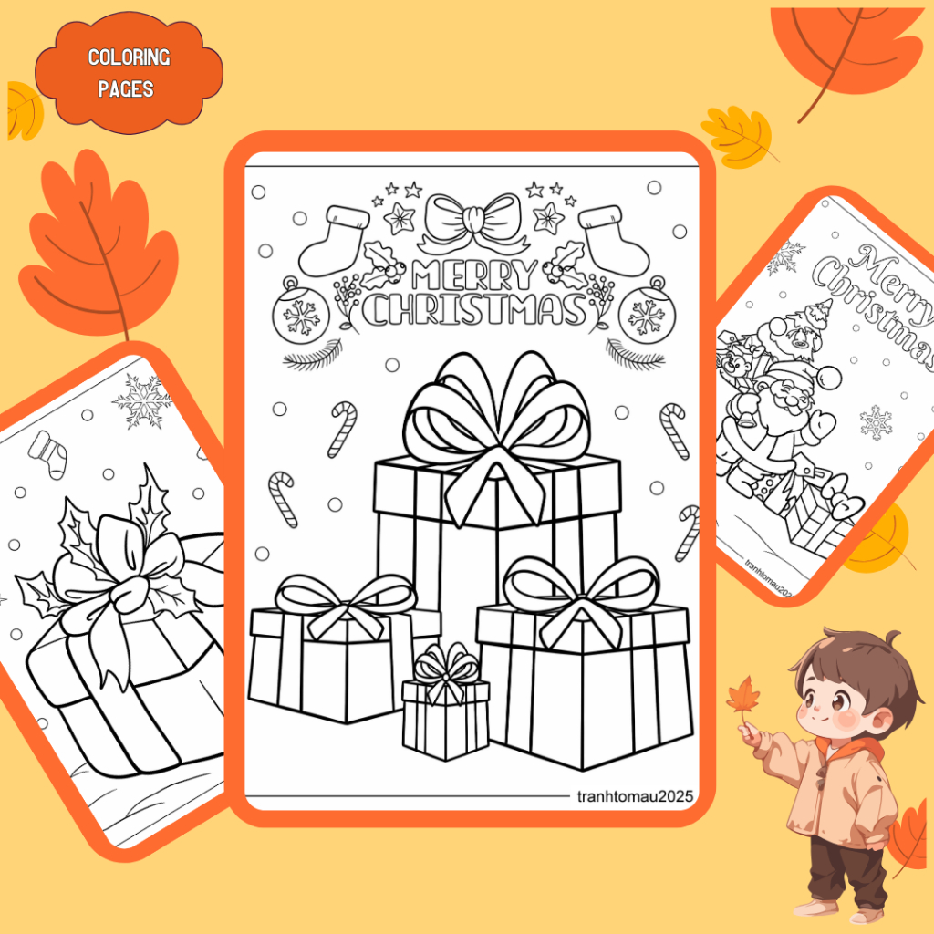 Set of 20 coloring pages, coloring pages for children in the shape of a ...