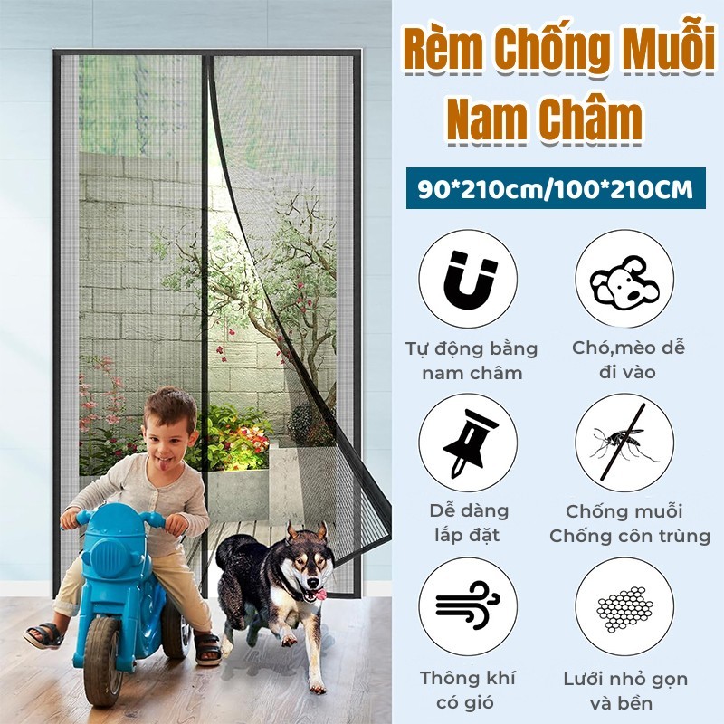 Automatic self-closing anti-mosquito net for door frames. Insect net ...