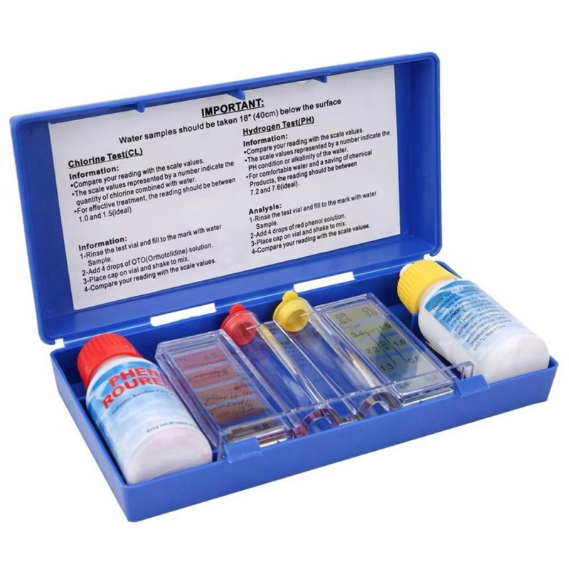[Aquachem]-PH test kit, swimming pool water residual chlorine, swimming ...