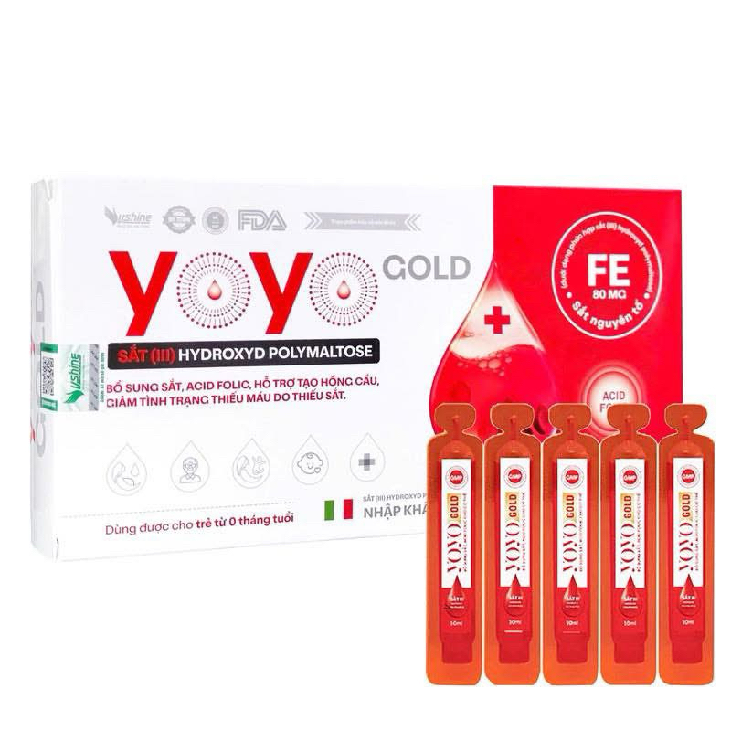 Yoyo Gold Blood Supplement New Model 30 Tubes - IRON SUPPLEMENT WITHOUT ...