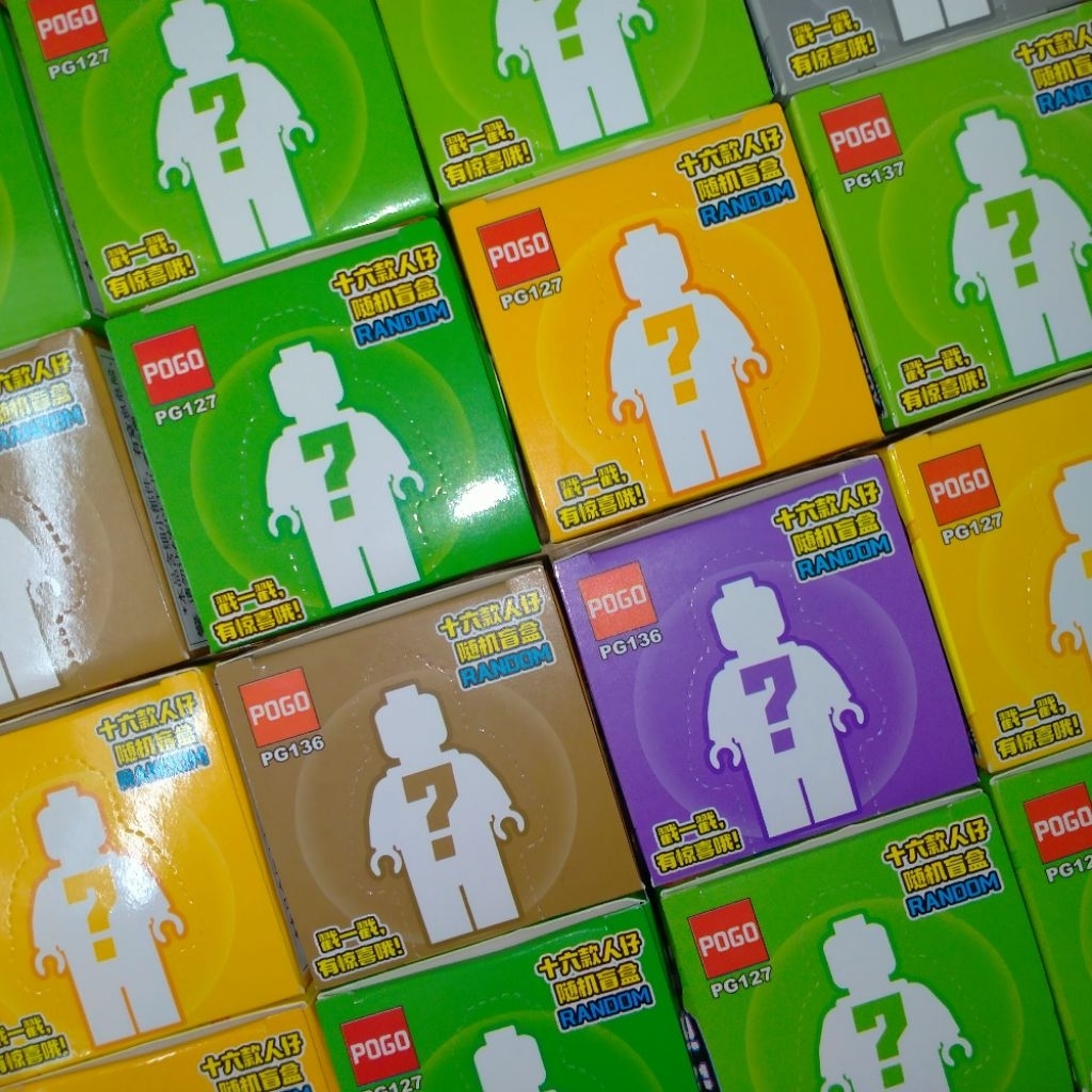 Box Assembly Toy, Blind Bag Random Minifigure Mystery Box (Full Box ...