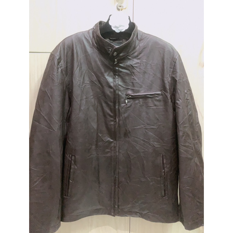 [Si] Men's fashion leatherJacket | Shopee Singapore