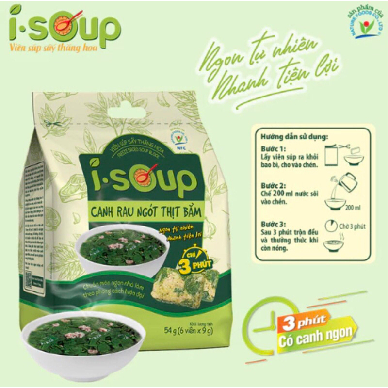 Minced Meat Minced Vegetable Soup/Chicken Seaweed Instant Soup 42G (6 ...