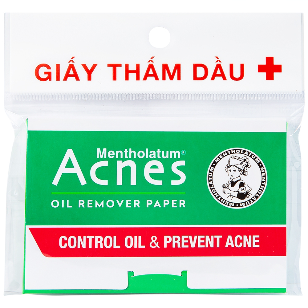 Acnes oil-absorbing paper absorbs oil on the skin, pack of 100 | Shopee ...