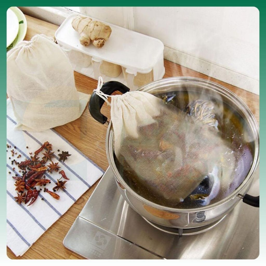 Cooking filter bag/Spice filter bag, tea filter bag - All sizes, 100% ...