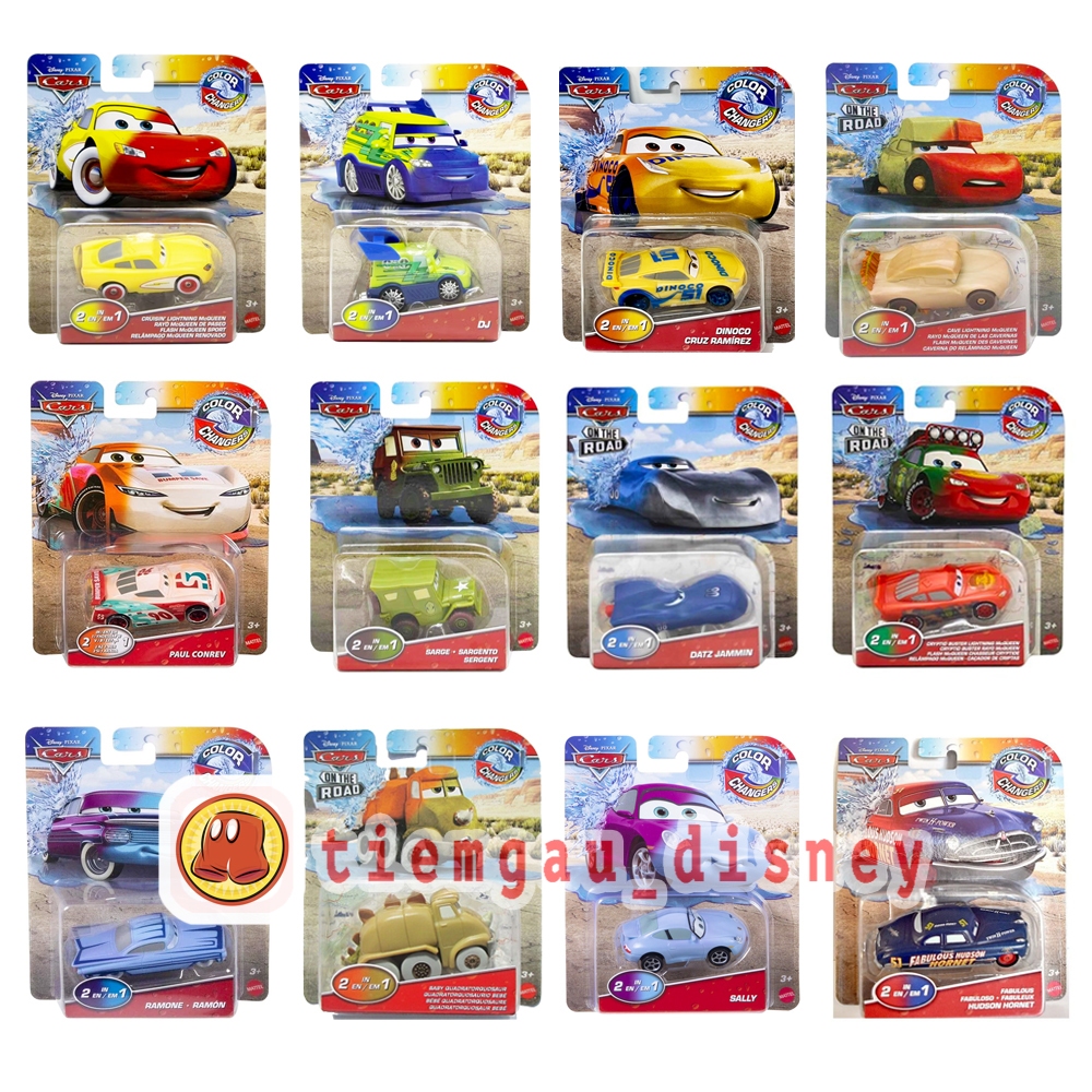 Cars Pixar car toy changes Color with cold ice & warm water - Cars