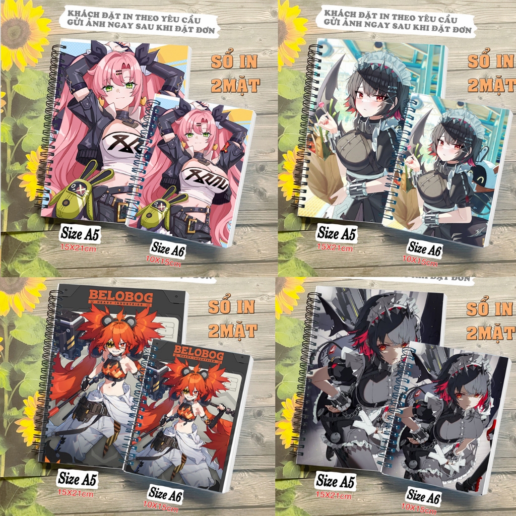 Zenless zone zero notebook Koleda Von Lycaon nekomata Nicole Demara ...