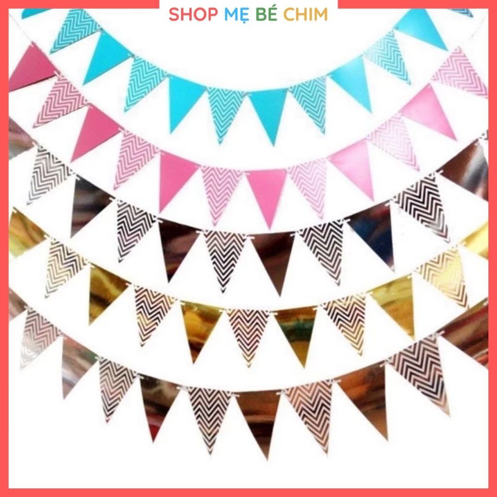 Wholesale triangle flag strings for birthday decoration (yellow, blue ...