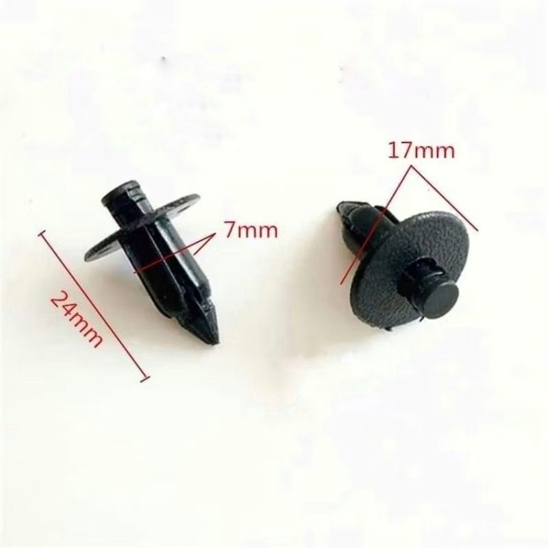 Set of 100 rivets, fairing pins, fenders for all car models | Shopee ...