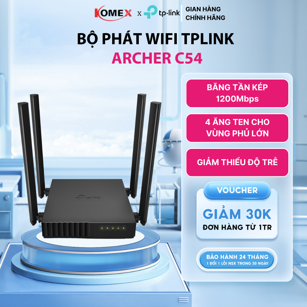 Tp-link Archer C54 Dual Band AC 1200Mbps Wifi Router - Genuine product ...