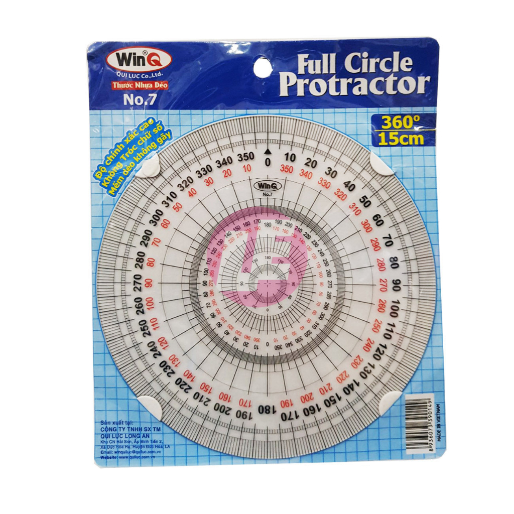 WinQ 360 degree circular ruler (Piece) | Shopee Singapore