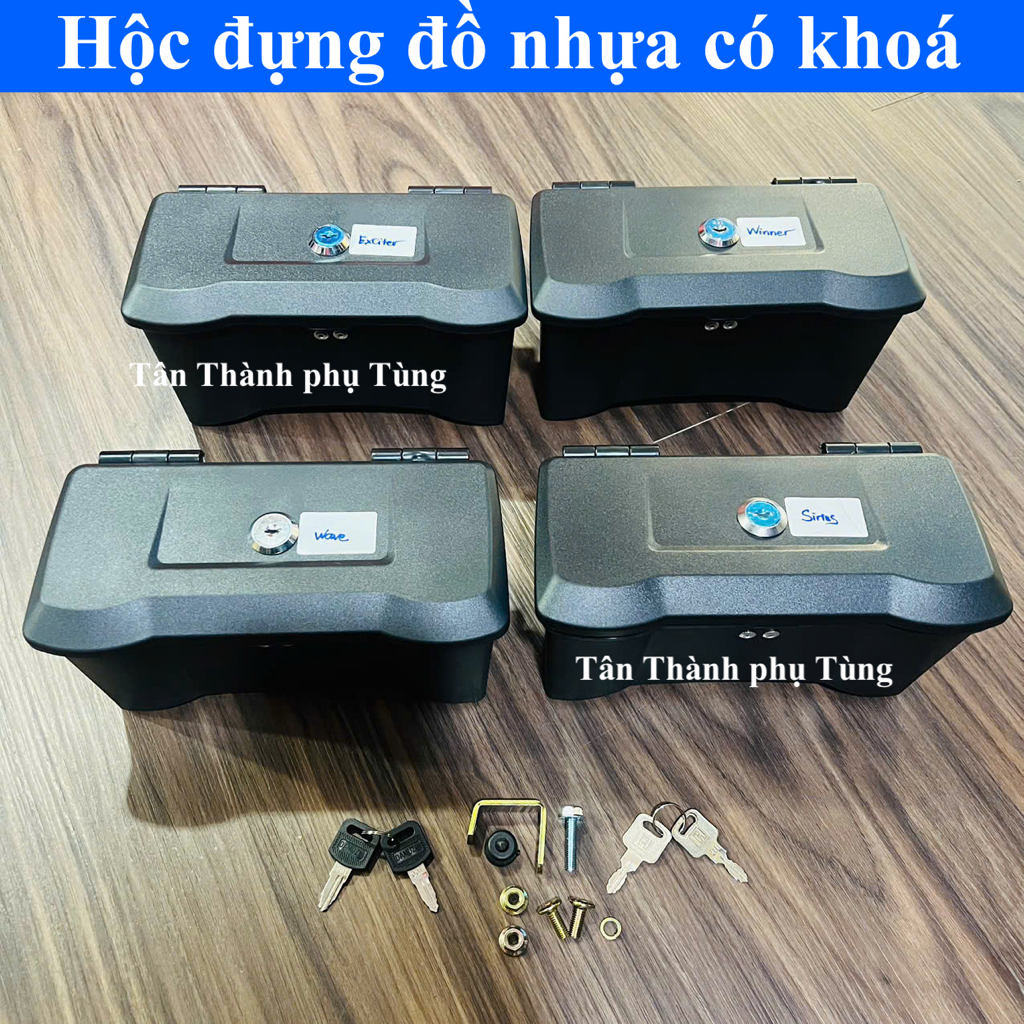 Storage compartment with lock for Winner V1, Winner X, Exciter, Sirius ...