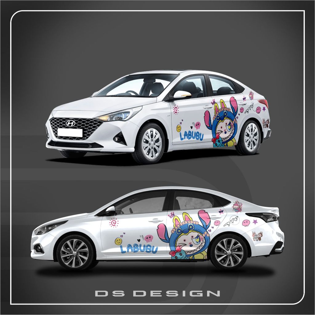 Labubu 10 car Sticker - Labubu Sticker - Car Decal - DS Decal | Shopee ...