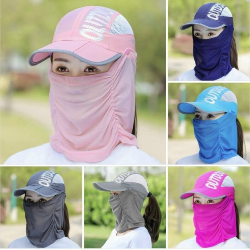 Golf hat women s sun protection golf hat with breathable mask to protect against ultraviolet UV rays