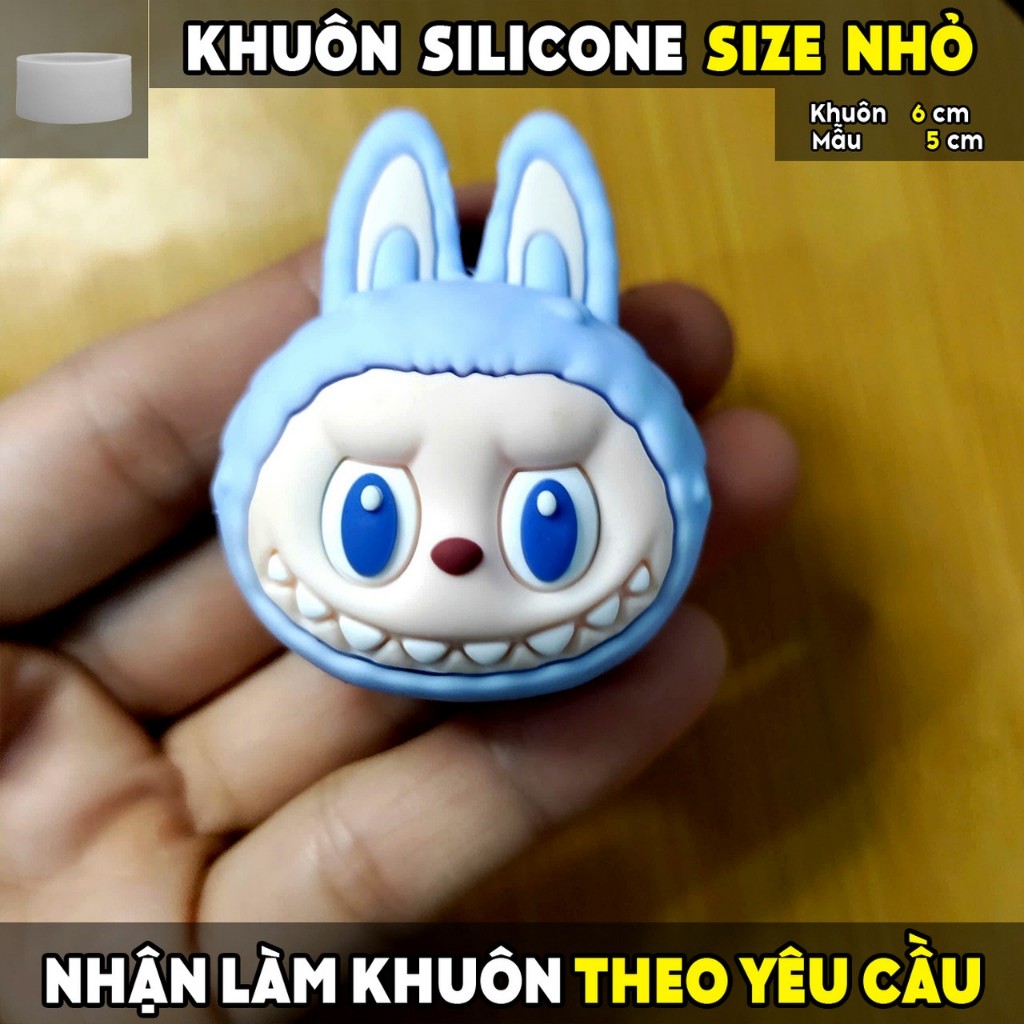 LABUBU 2D silicone mold with BEAUTIFUL HEAD, cake mold, jelly, pudding ...