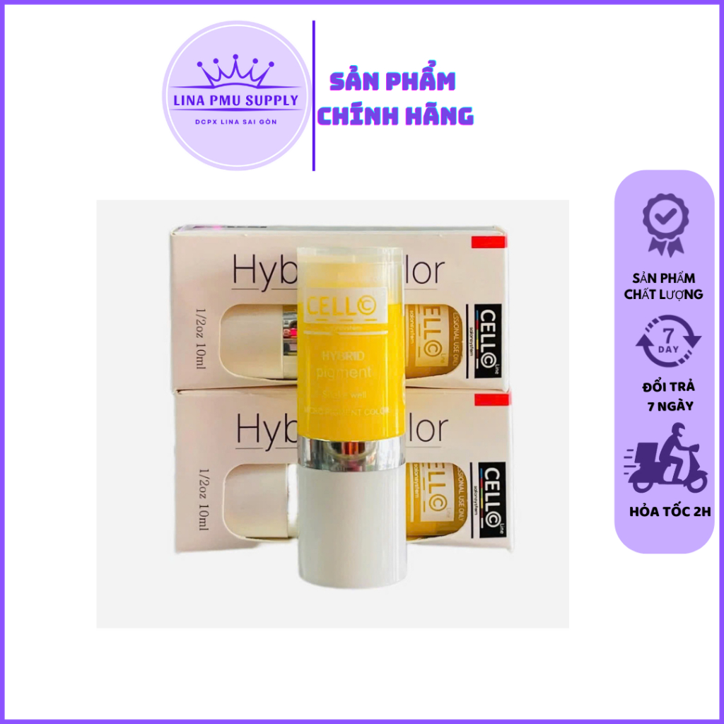 CELLO Ink 10ML Lemon Yellow Genuine Korean Tattoo | Shopee Singapore