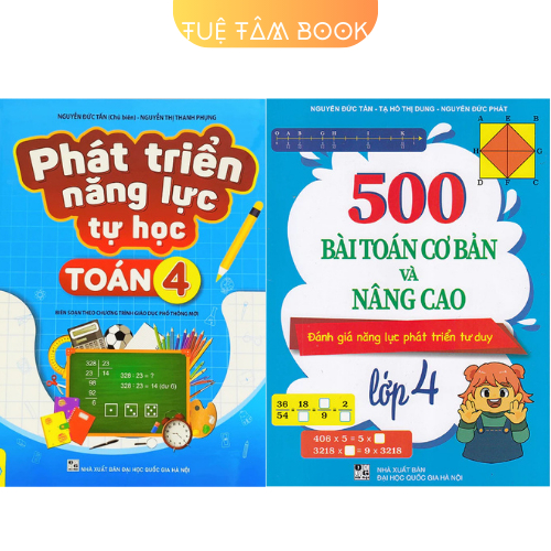Book - Combo for Developing Math Self-Study Capacity 4 (ND) + 500 Basic ...