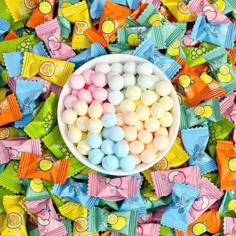 Lozenges rich in vitamin C, 12 pieces, no sugar, mixed flavors, cool ...