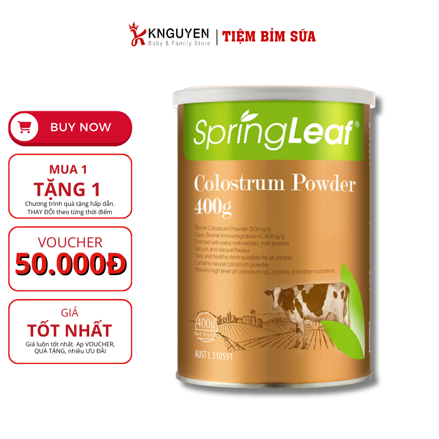 Springleaf colostrum protein supplement 400g helps provide high IgG ...