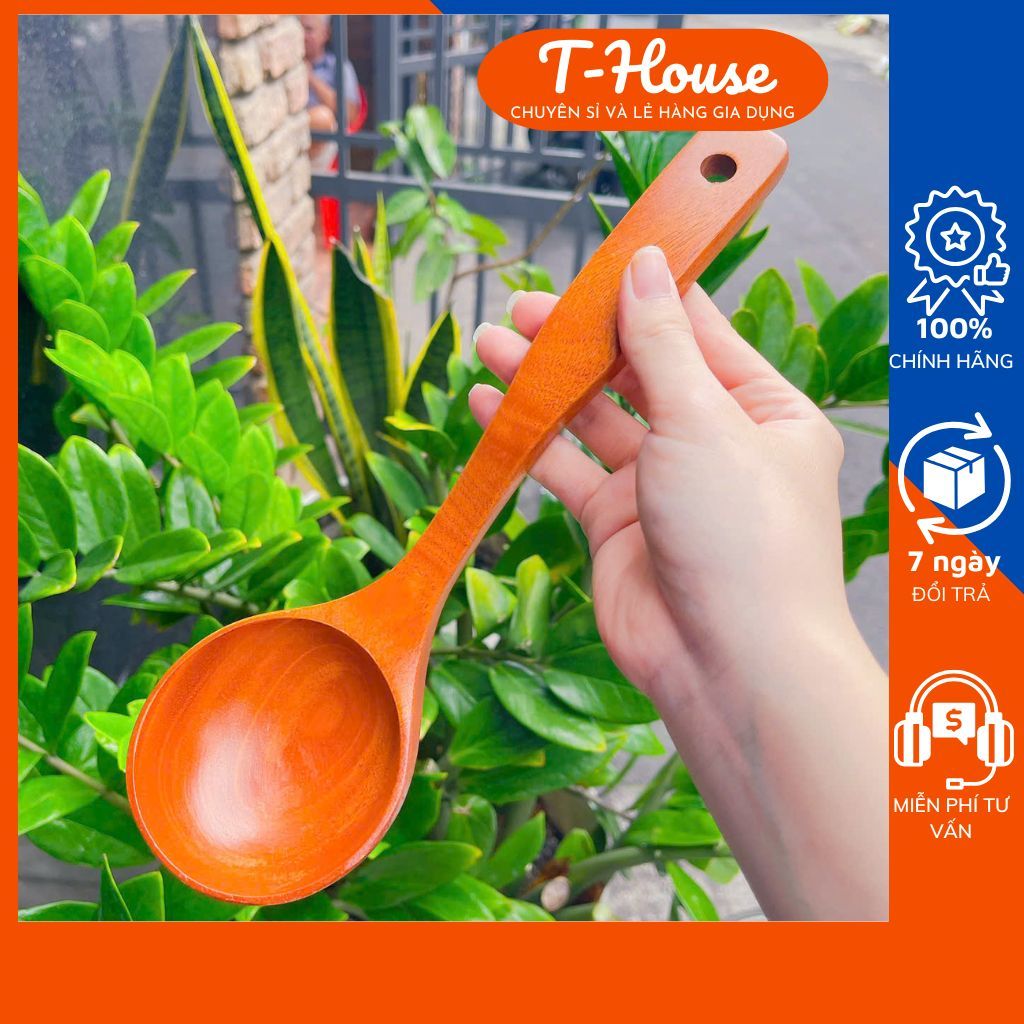 Wooden soup ladle used for beautiful, safe non-stick pots 27*8*3cm ...
