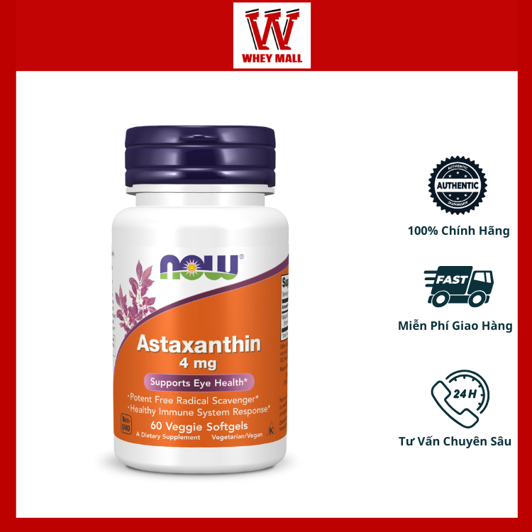 Astaxanthin | Increase Immunity Now Astaxanthin 4mg 90 Tablets ...