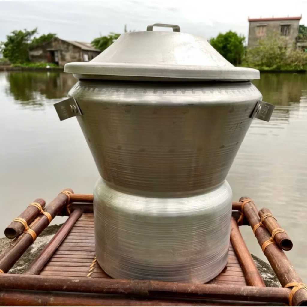 Steamed rice cooker, 2-layer BODY steamer, Hai Phong thick aluminum ...