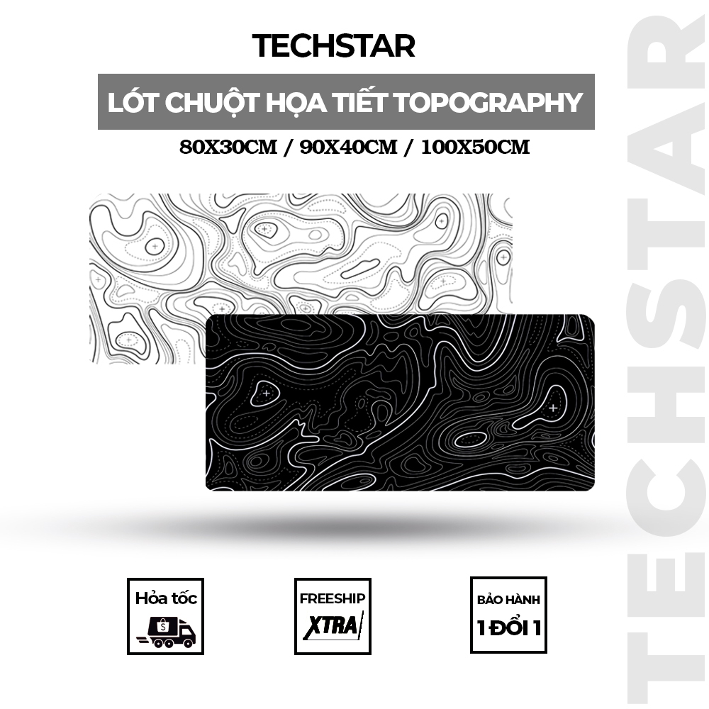 Large-sized mouse pad with minimalist Typography patterns in a variety ...
