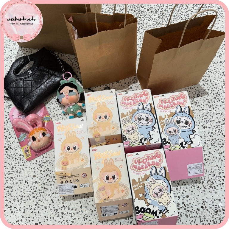 (Genuine Product) Labubu ver 1 Macaron ver 2 Have A Seat genuine check ...