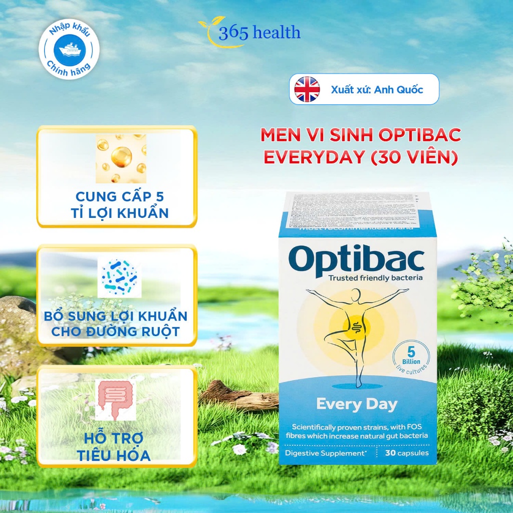 Optibac everyday probiotics - Genuine navy blue Optibac | Shopee Singapore