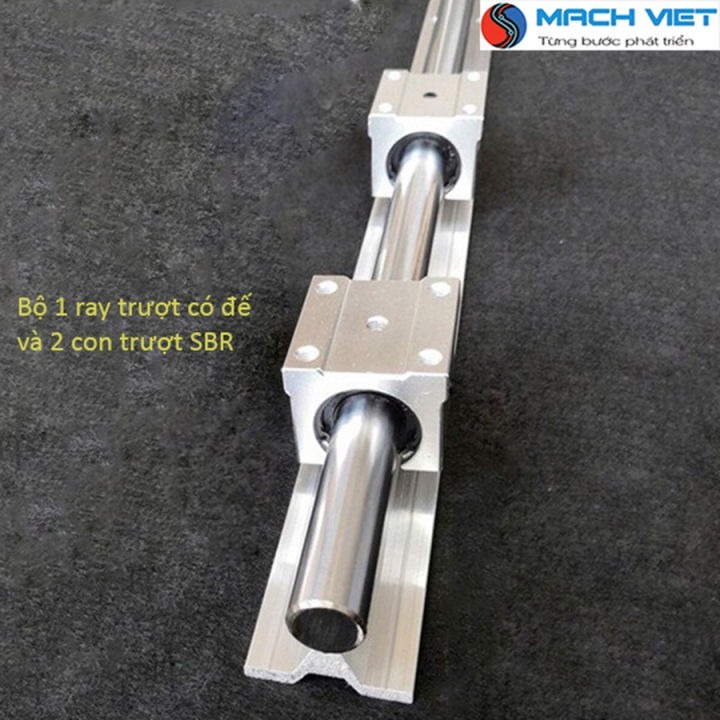 Combo of round slide rails with 20mm base and 2 SBR20UU sliders ...