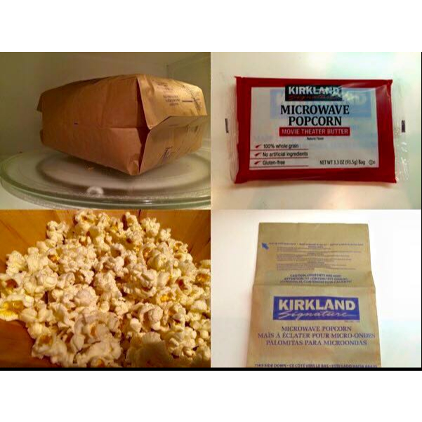Kirkland + 93.5g pack + USA Microwave Popcorn Movie Theater Butter ...