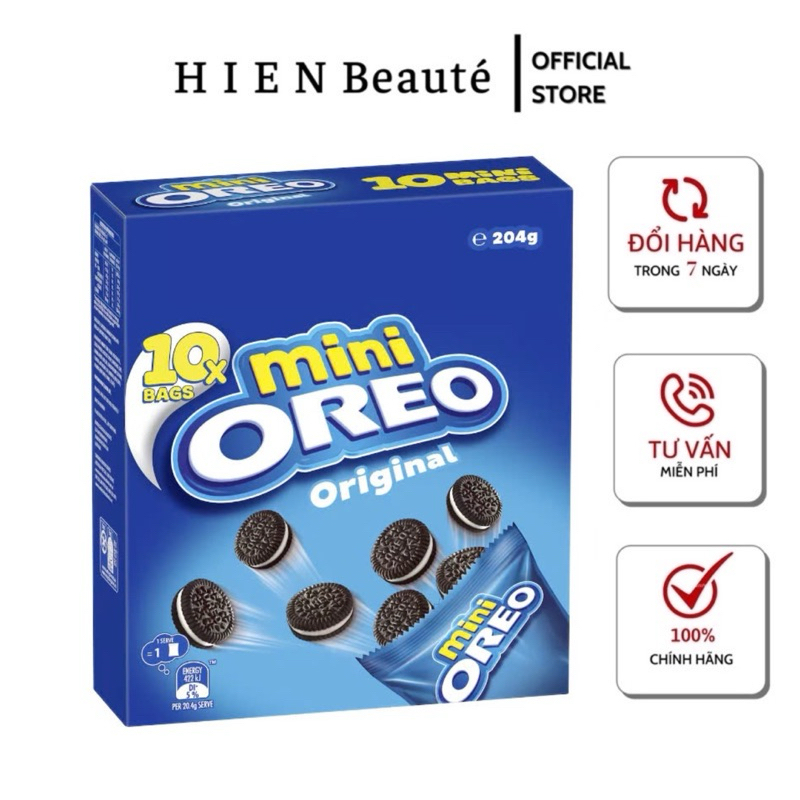 Mini Oreo Original Choc Cookie Sandwich With Sweet Vanila Flavored ...