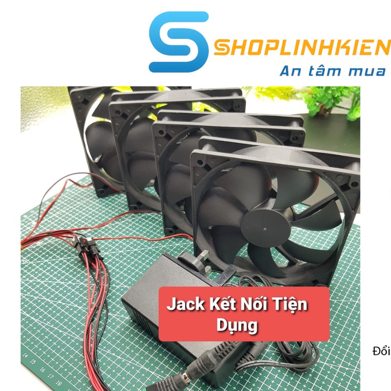 Fan Set of 4 Radiator Fans 9CM 12CM 2800-3000RPM ️Aquatic Wifi Computer ...