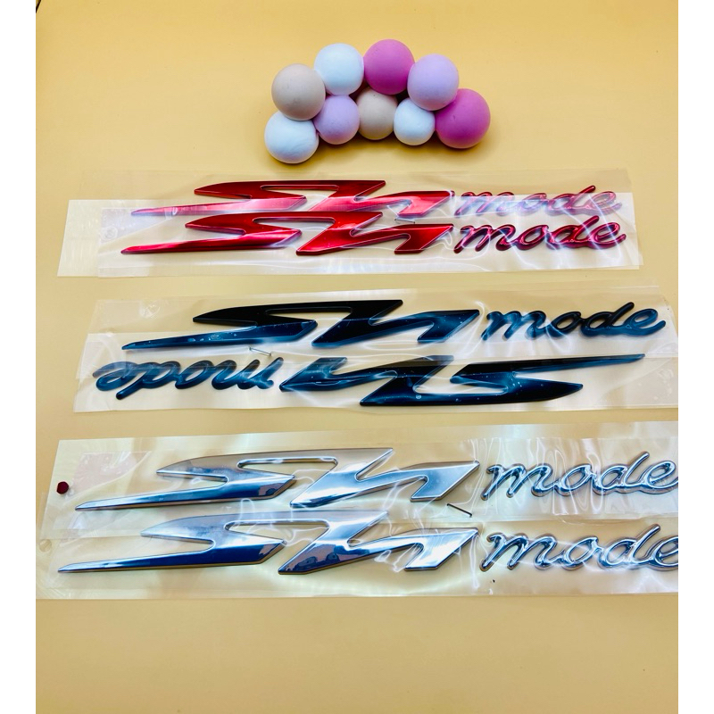 Set of embossed car stickers for SH Mode 125 2val 4val 2020 - 2024 ...