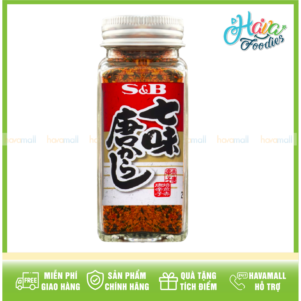 Japanese Chili Powder 7 Flavors Nanami Toragashi 60g – S&B Seven-Flavor ...