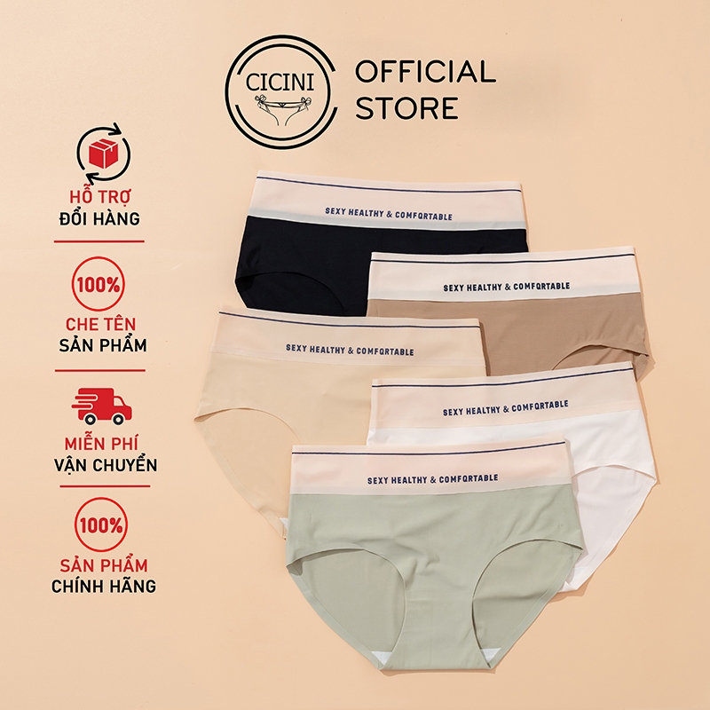 Cicini Underwear Soft, Smooth, Cool, Antibacterial, No Edges V02 ...